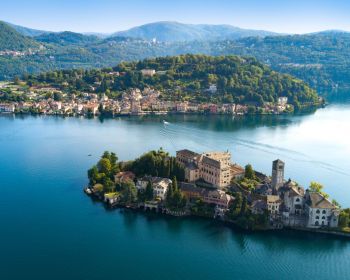 LAGO D'ORTA Isola Di San Giulio Archivio Fotografico Distretto Turistico Dei Laghi